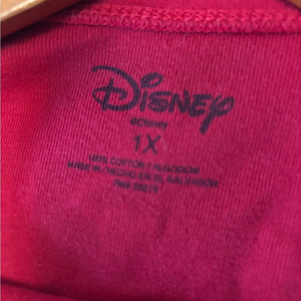 Vintage Disney Red Women T-Shirt with Winnie the Pooh and Friends - Picture 3 of 3
